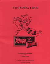 Two Sousa Trios (Liberty Bell and Washington Post) Concert Band sheet music cover